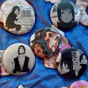 Sasuke & Itachi buttons